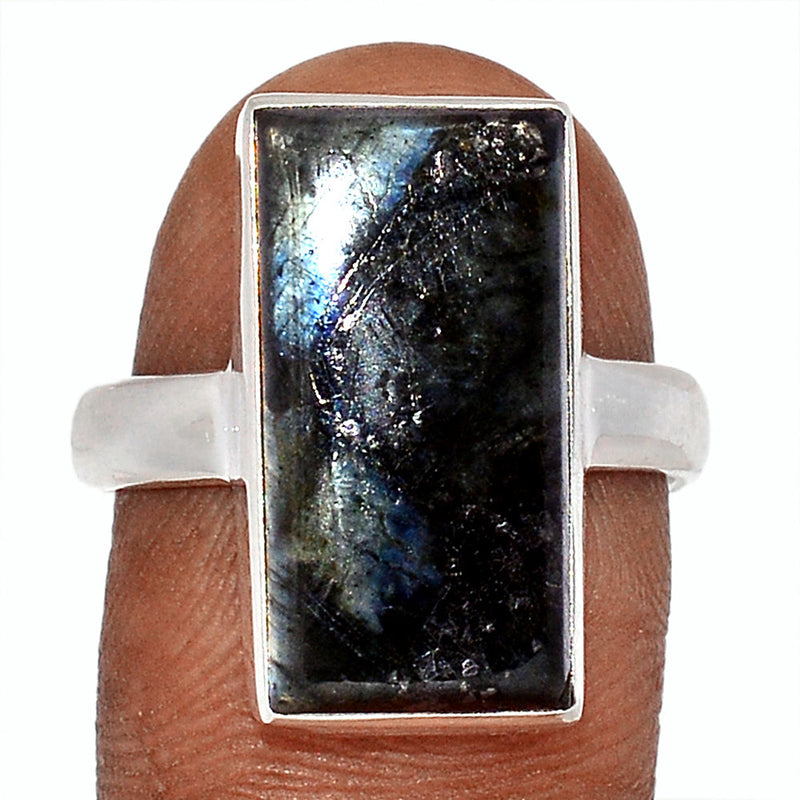 Larvikite Black Moonstone Ring - LBMR849