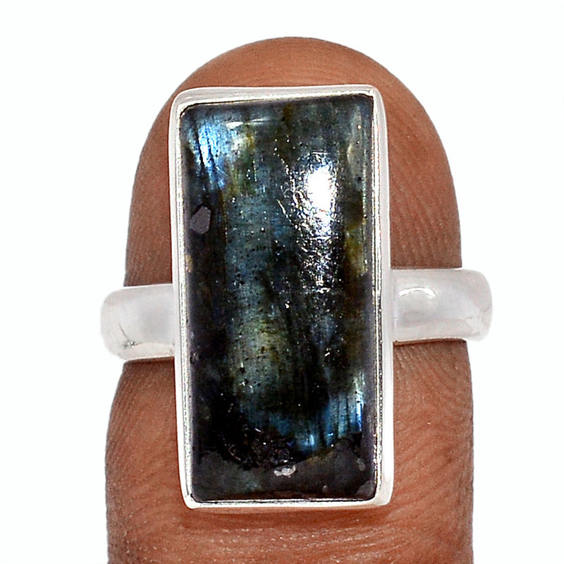 Larvikite Black Moonstone Ring - LBMR850