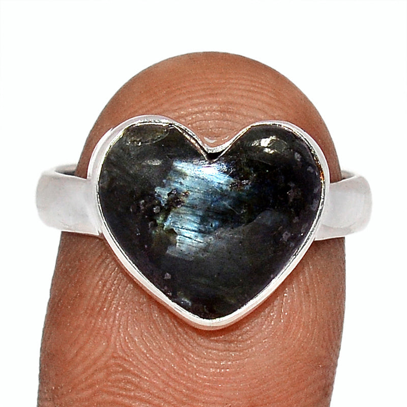 Larvikite Black Moonstone Ring - LBMR851