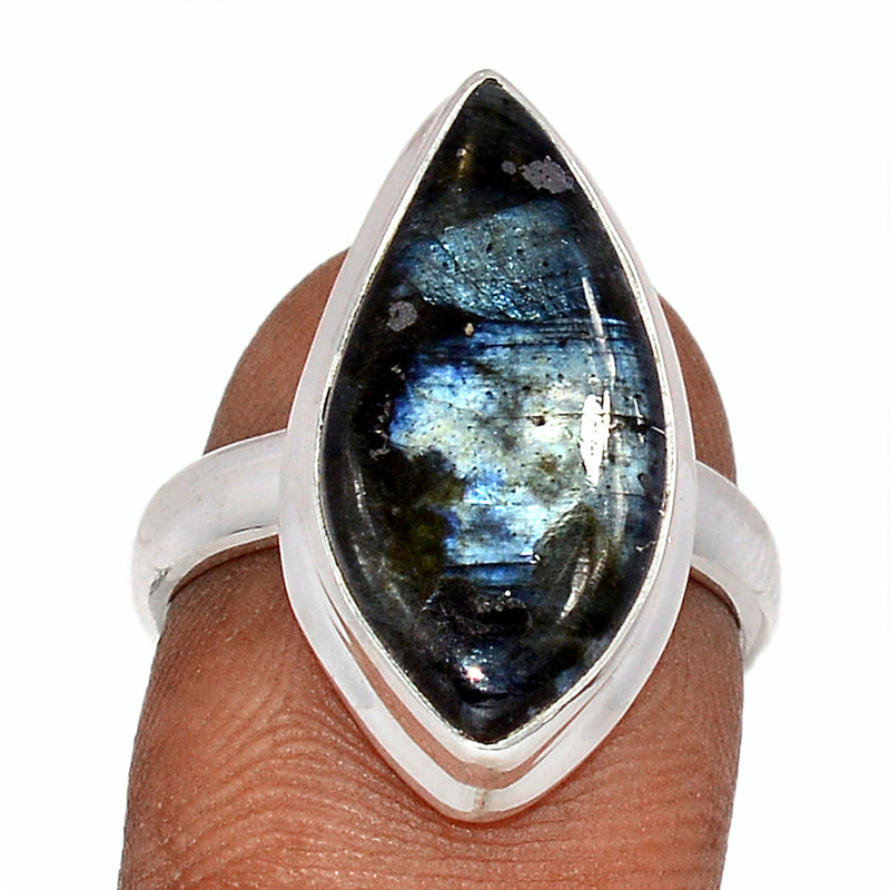 Larvikite Black Moonstone Ring - LBMR853