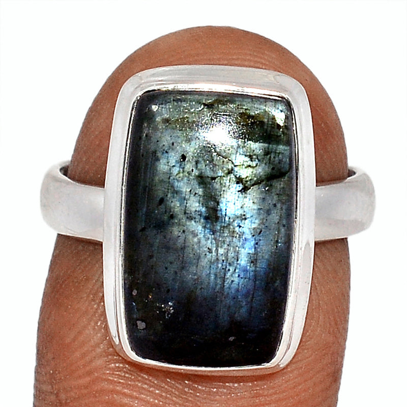 Larvikite Black Moonstone Ring - LBMR854