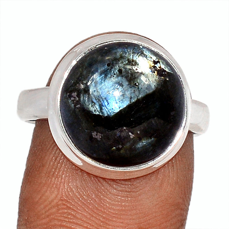 Larvikite Black Moonstone Ring - LBMR855