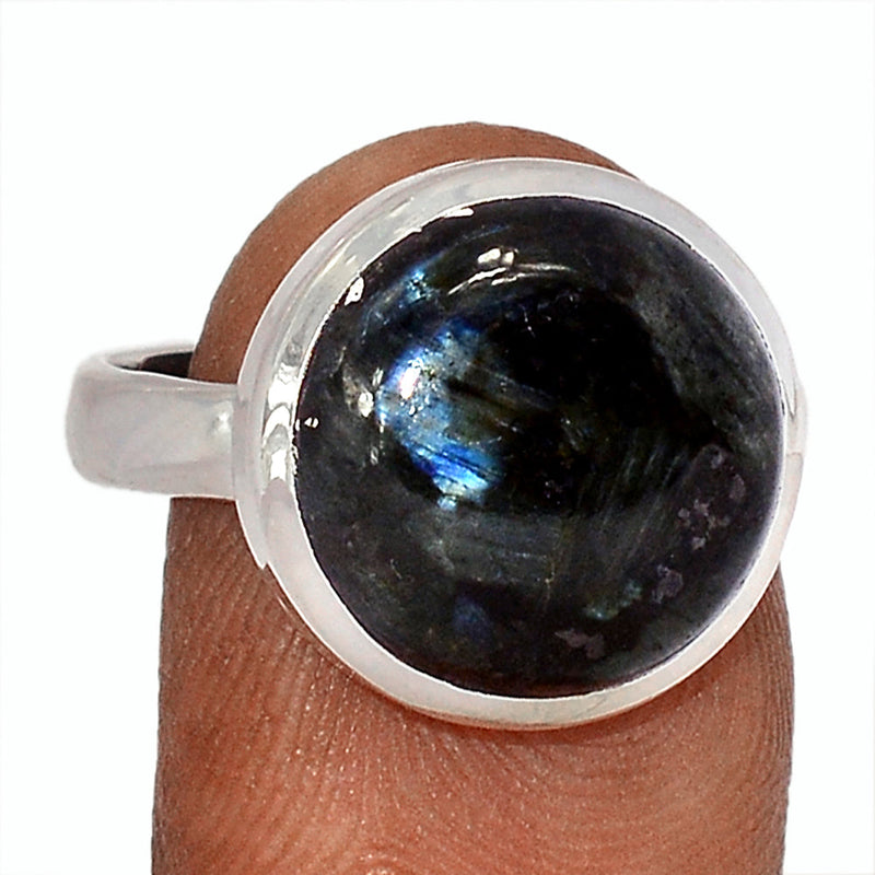 Larvikite Black Moonstone Ring - LBMR857