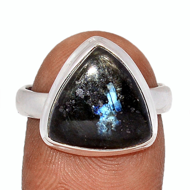 Larvikite Black Moonstone Ring - LBMR860