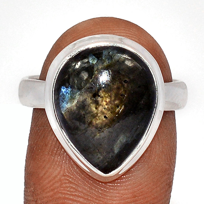 Larvikite Black Moonstone Ring - LBMR864