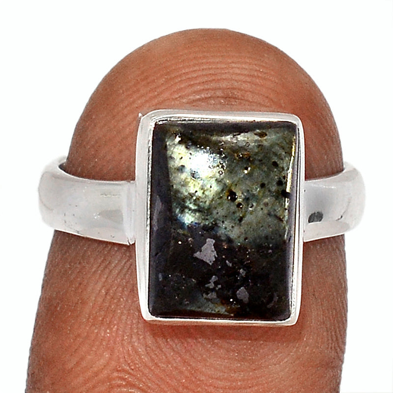 Larvikite Black Moonstone Ring - LBMR867