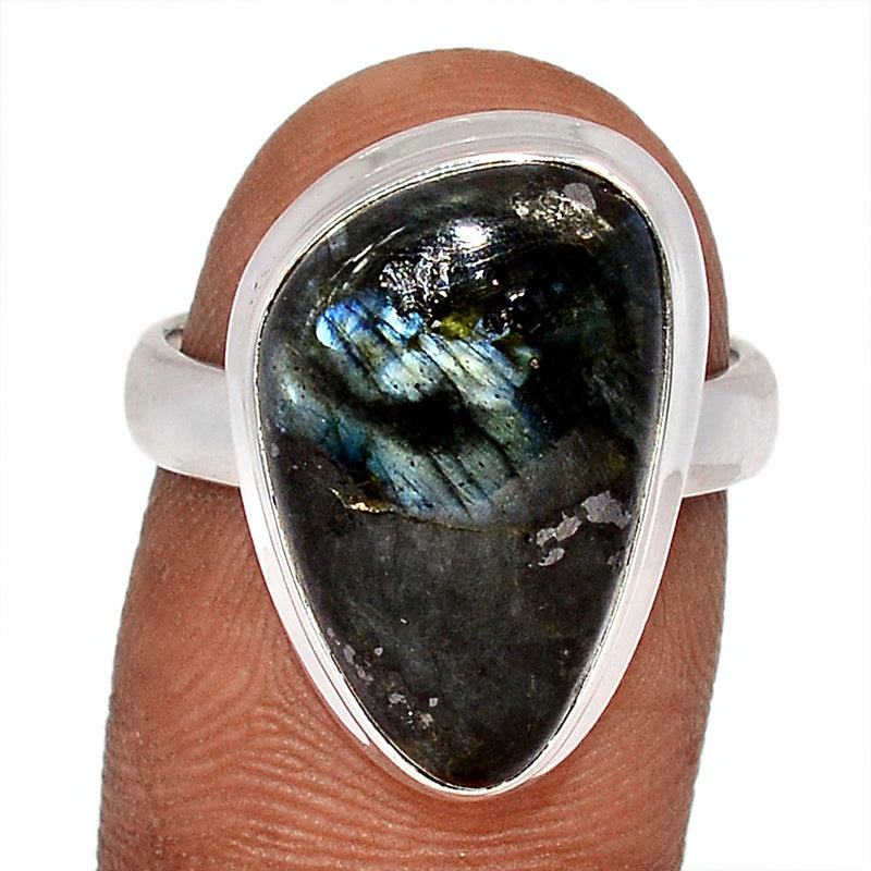 Larvikite Black Moonstone Ring - LBMR868