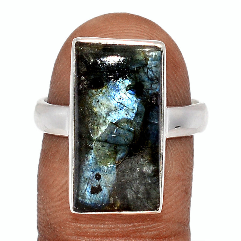 Larvikite Black Moonstone Ring - LBMR876