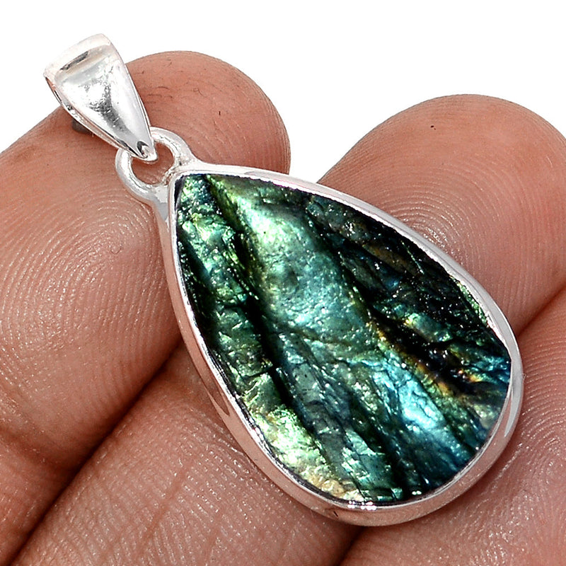 1.5" Labradorite Rough Pendants - LBRP1297