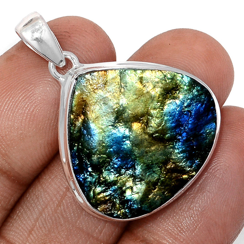 1.5" Labradorite Rough Pendants - LBRP1302