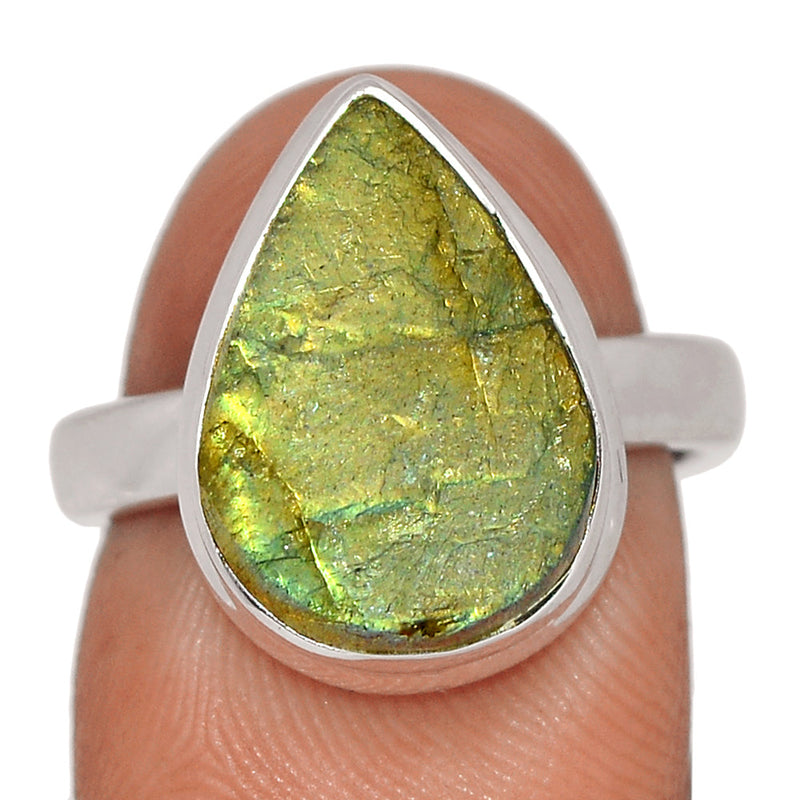 Labradorite Rough Ring - LBRR1136