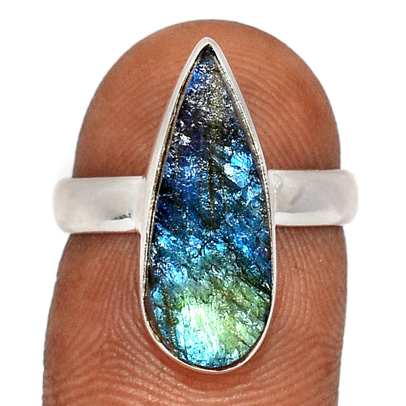 Labradorite Rough Ring - LBRR1164