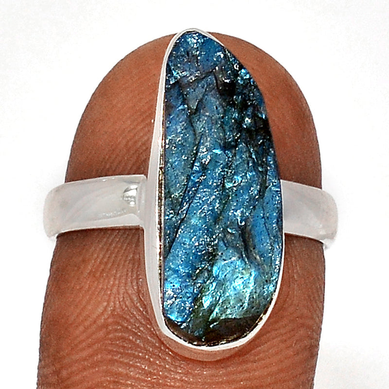 Labradorite Rough Ring - LBRR1167