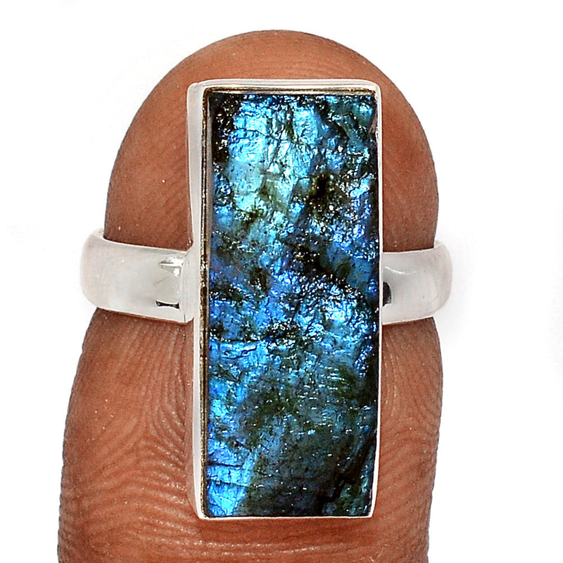 Labradorite Rough Ring - LBRR1178