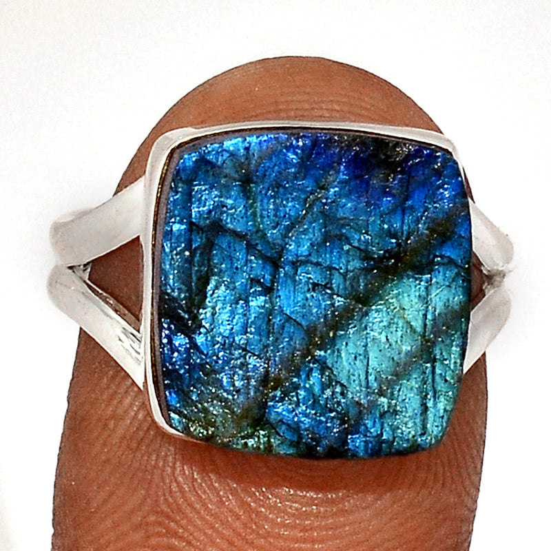 Labradorite Rough Ring - LBRR1187