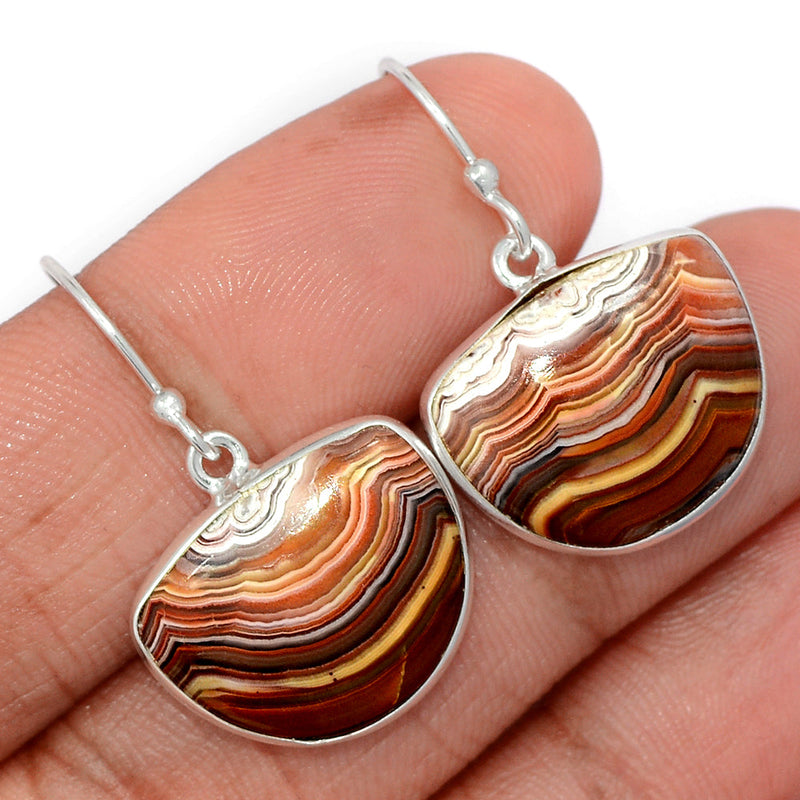 1.2" Laguna Lace Agate Earrings - LLAE888