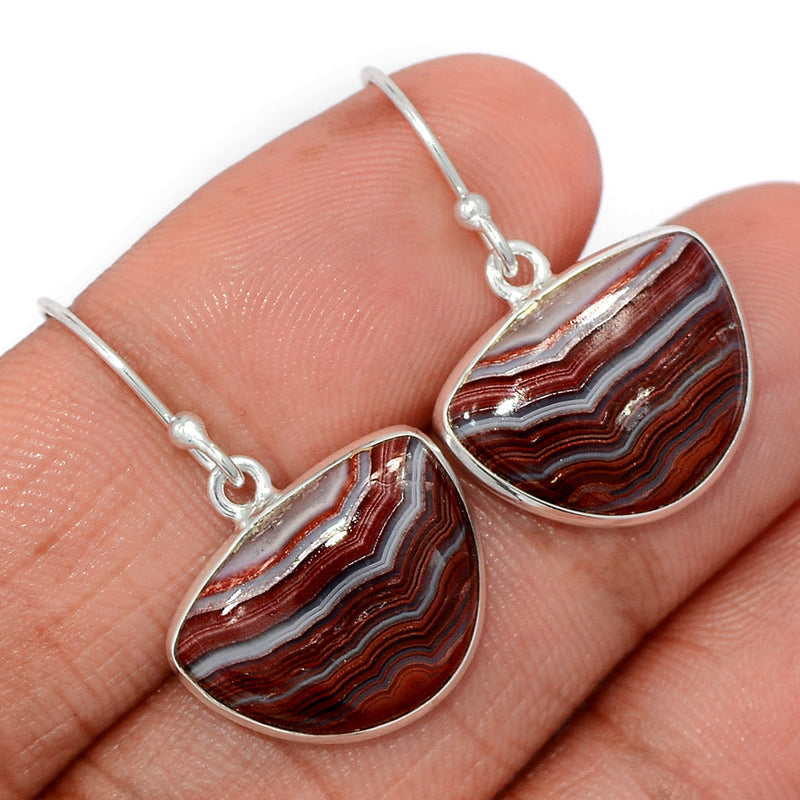 1.2" Laguna Lace Agate Earrings - LLAE890