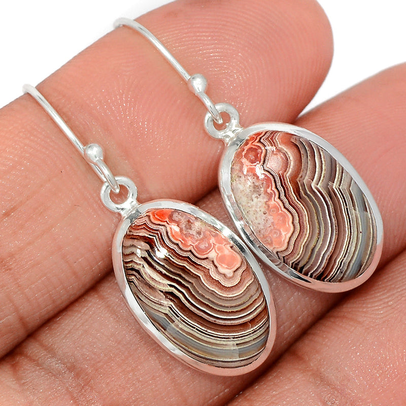 1.5" Laguna Lace Agate Earrings - LLAE907