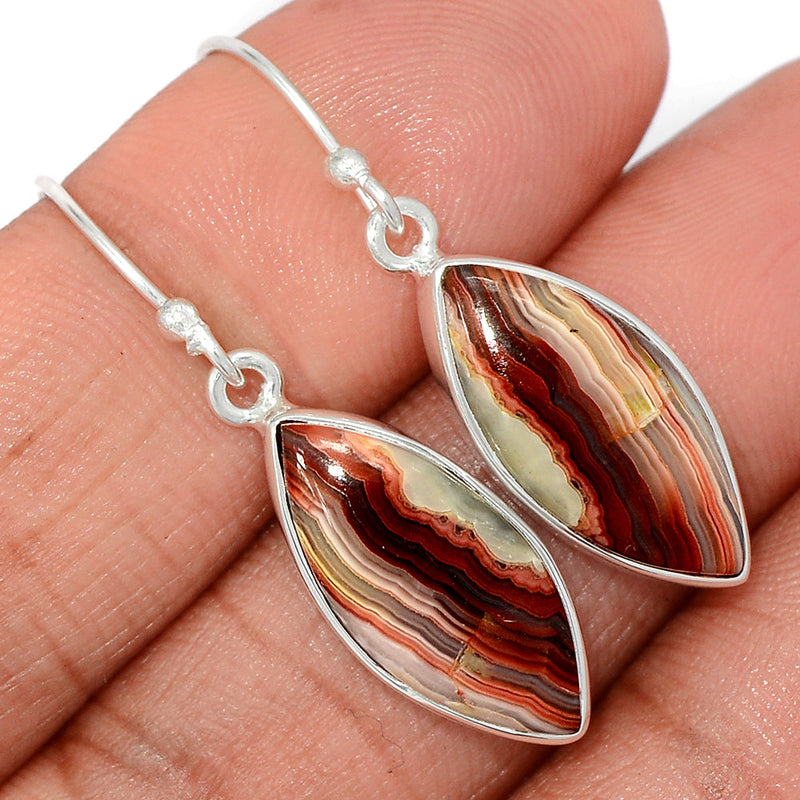 1.5" Laguna Lace Agate Earrings - LLAE919