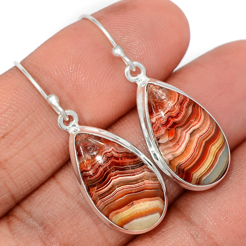 1.5" Laguna Lace Agate Earrings - LLAE930