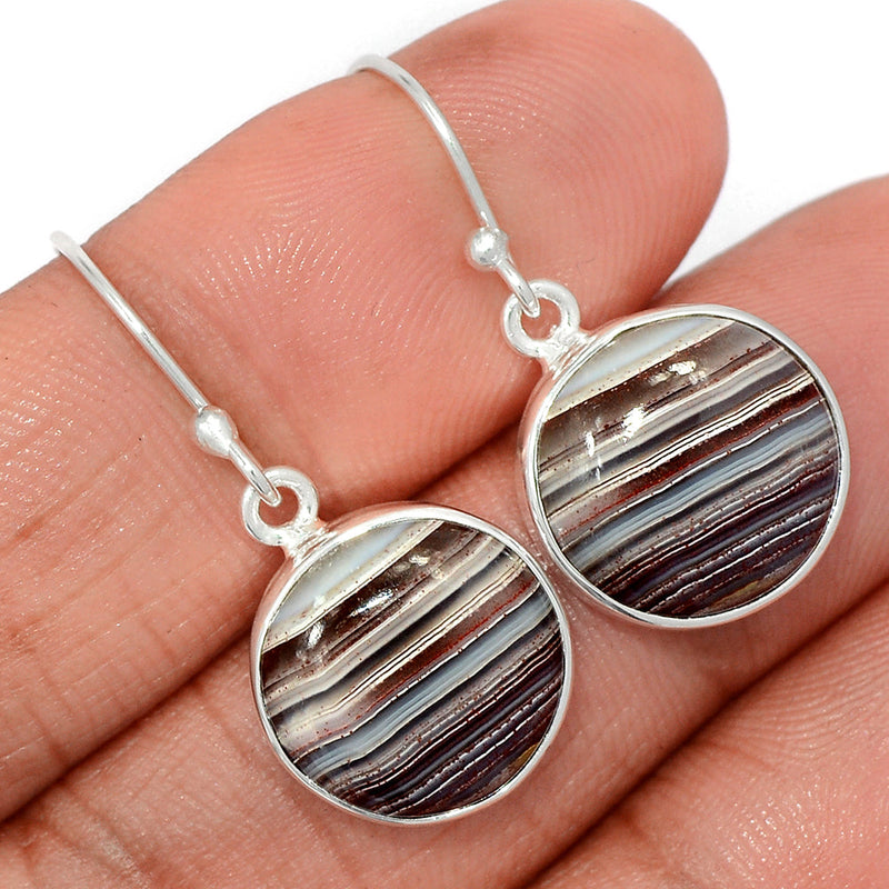 1.2" Laguna Lace Agate Earrings - LLAE931