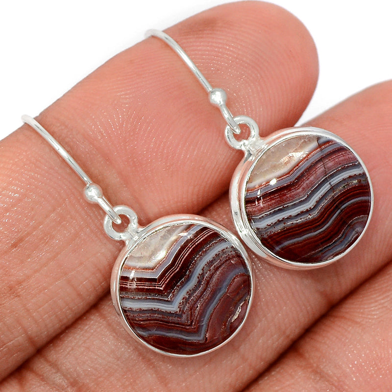 1.2" Laguna Lace Agate Earrings - LLAE942