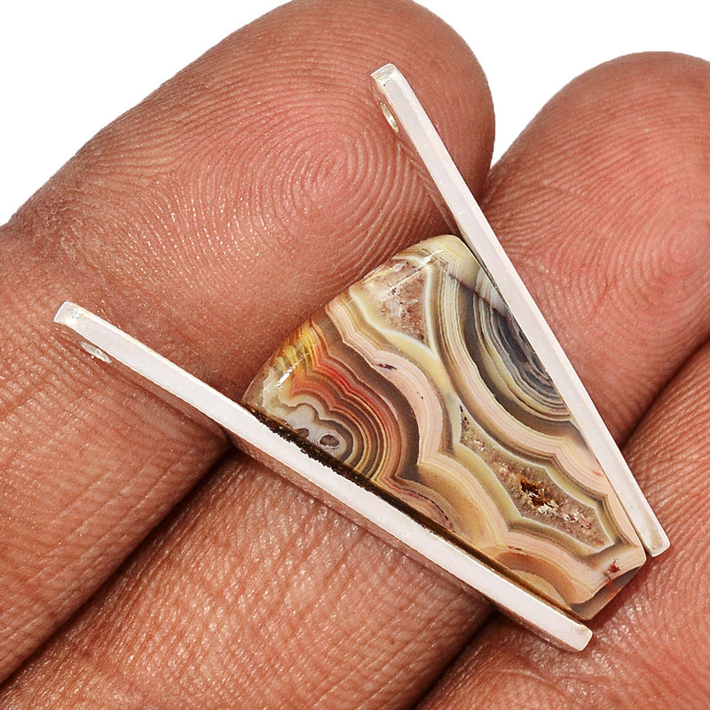 1.3" Laguna Lace Agate Pendants - LLAP2009