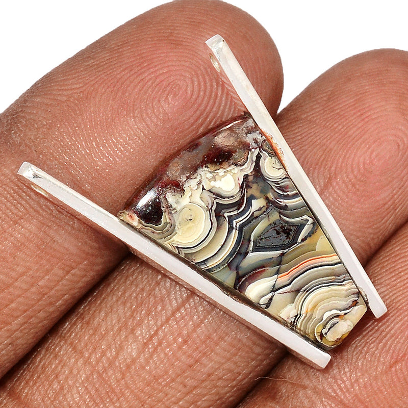 1.8" Laguna Lace Agate Pendants - LLAP2010