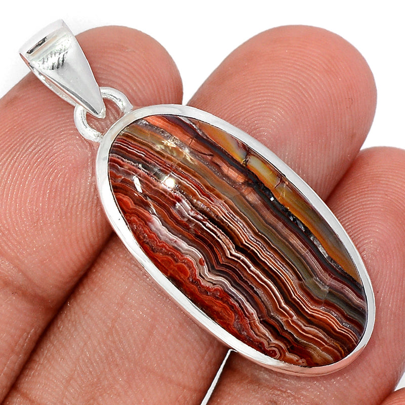 1.6" Laguna Lace Agate Pendants - LLAP2013