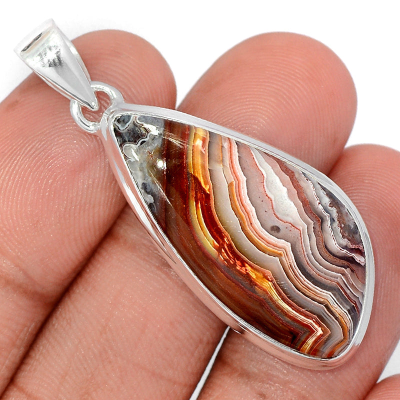 1.7" Laguna Lace Agate Pendants - LLAP2015