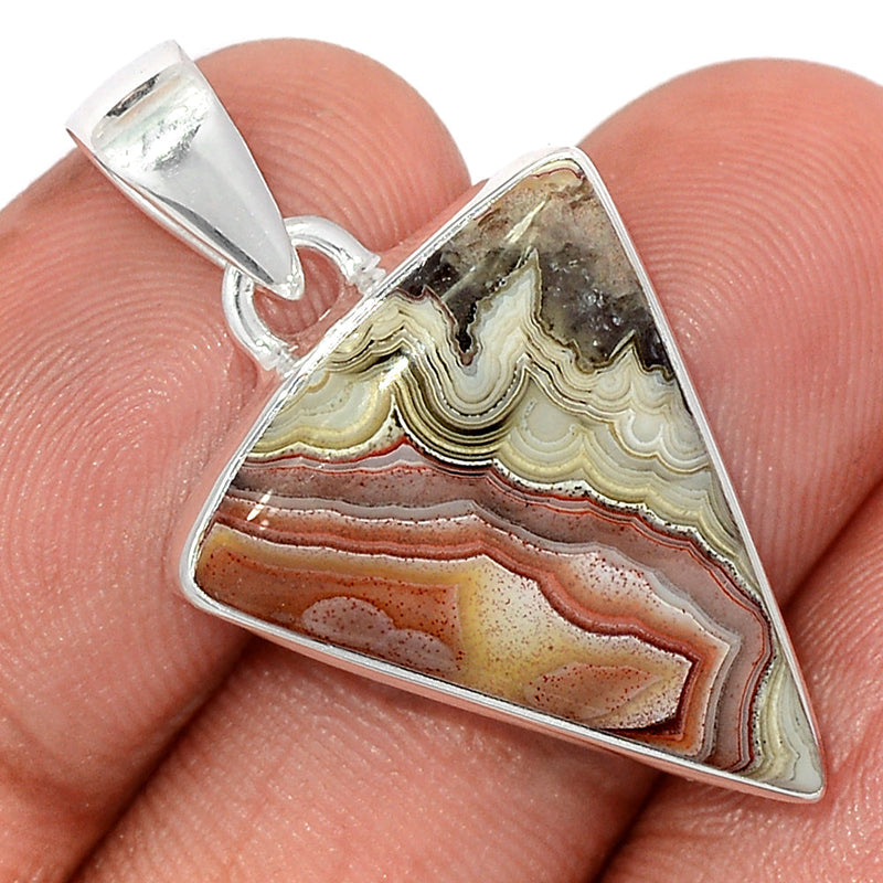 1.3" Laguna Lace Agate Pendants - LLAP2021