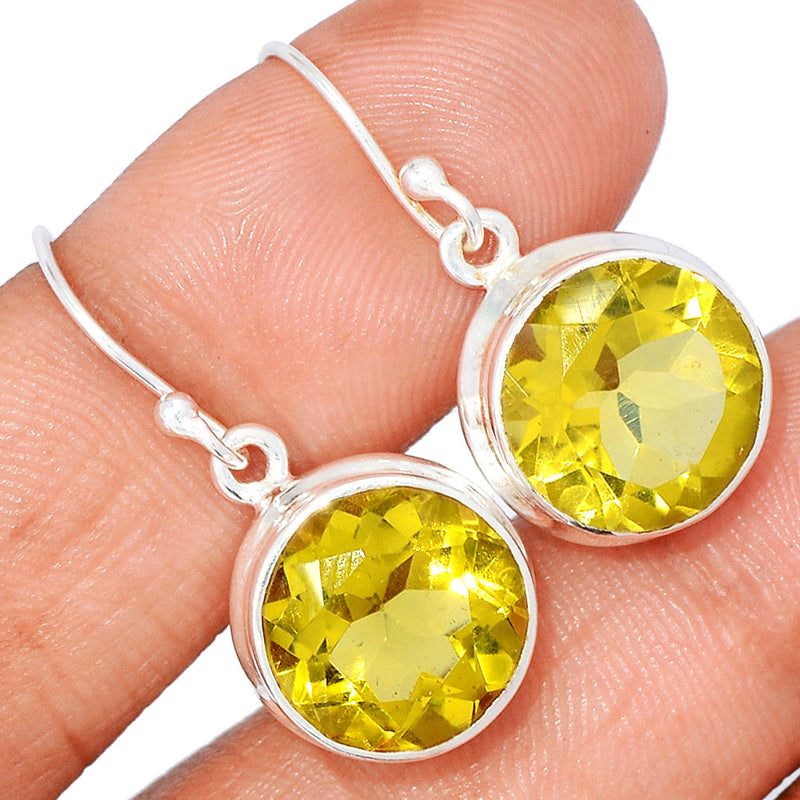 1.2" Lemon Topaz Earrings - LMTE77