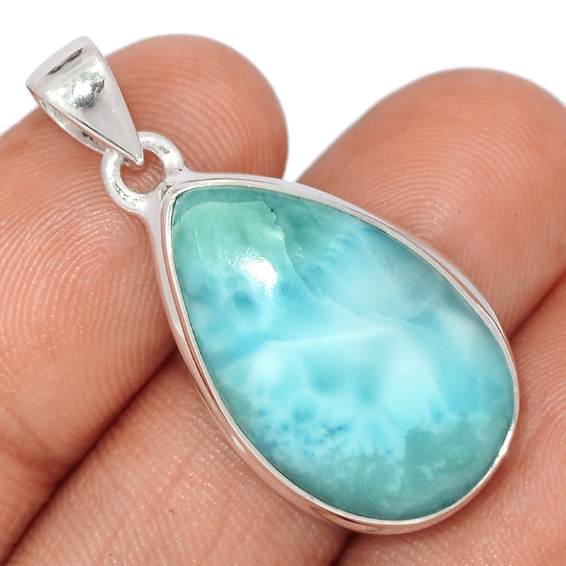 1.5" Larimar Pendants - LRIP3615