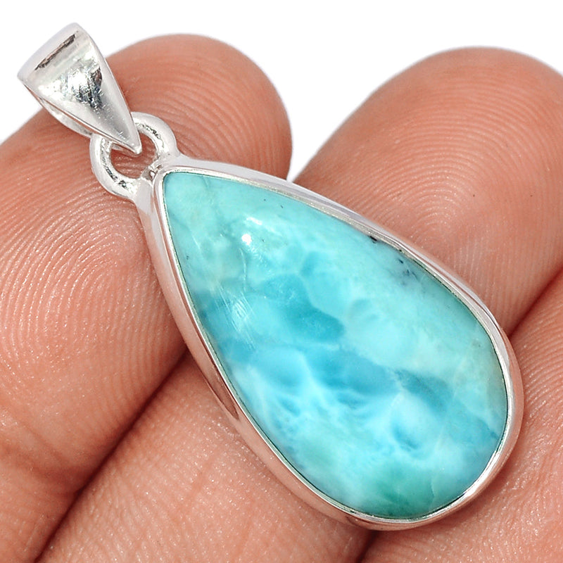 1.5" Larimar Pendants - LRIP3618