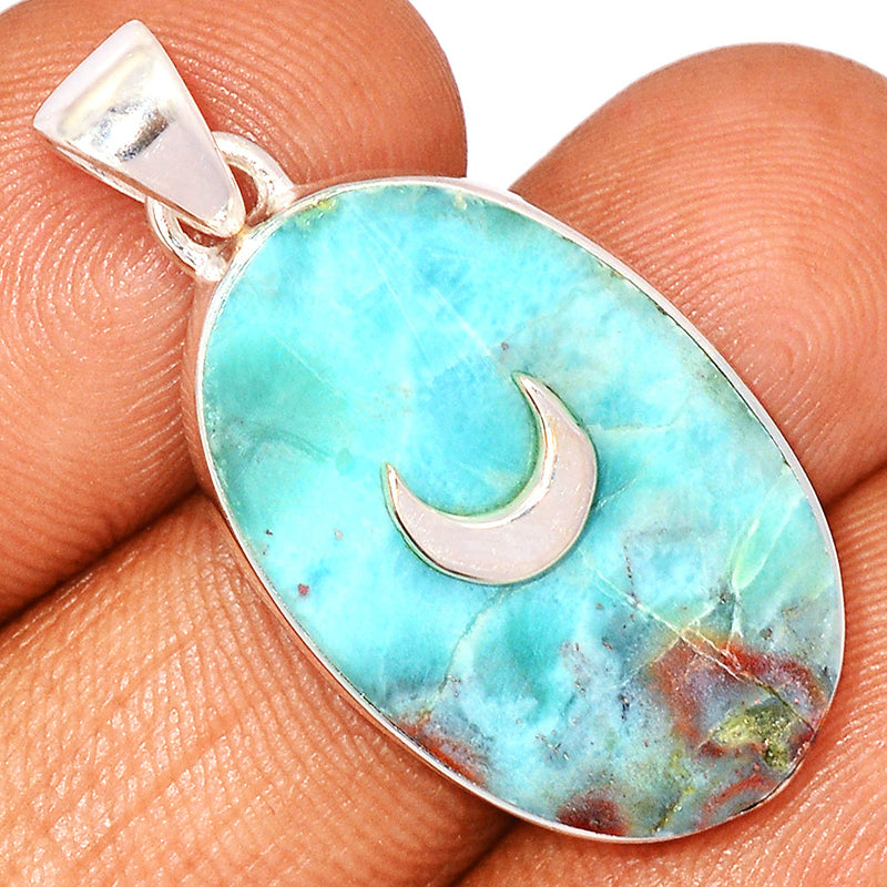 1.5" Larimar Pendants - LRIP3649