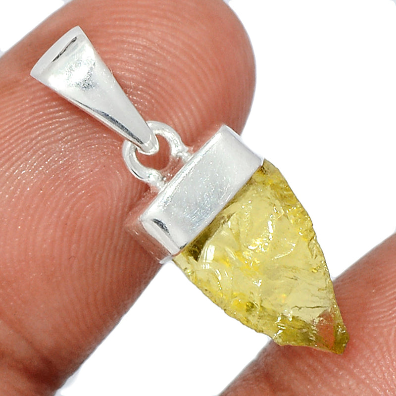 0.6" Lemon Topaz Rough Pendants - LTRP134