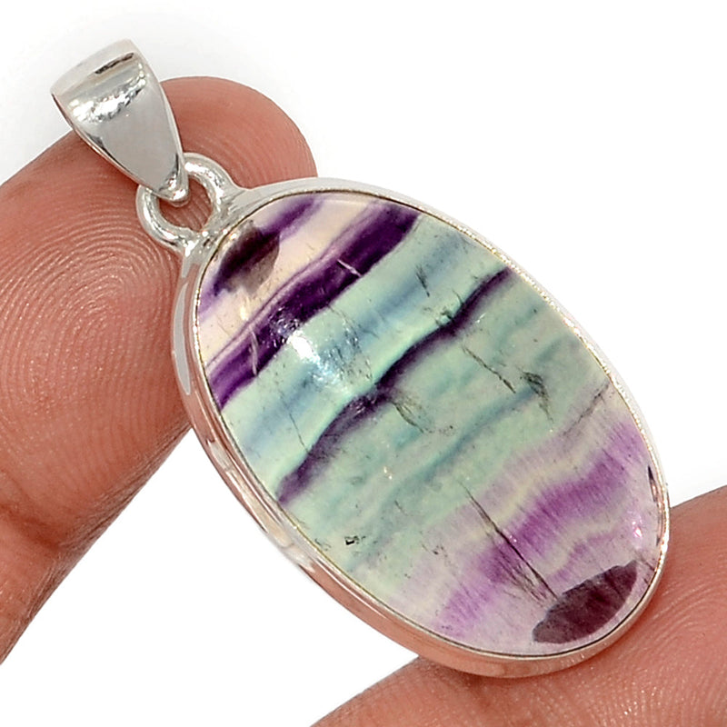 1.7" Rainbow Fluorite Pendants - MFCP1871