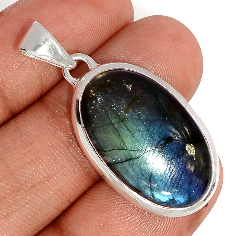 1.5" Multi Fire Labradorite Pendants - MFLP1994