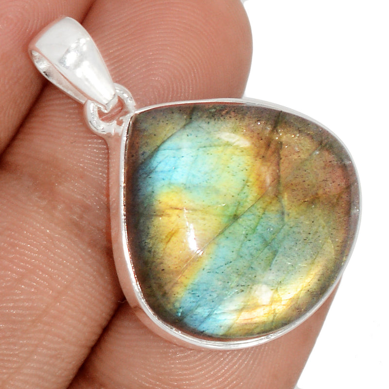 1.3" Multi Fire Labradorite Pendants - MFLP2017