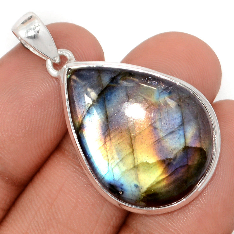 1.6" Multi Fire Labradorite Pendants - MFLP2048