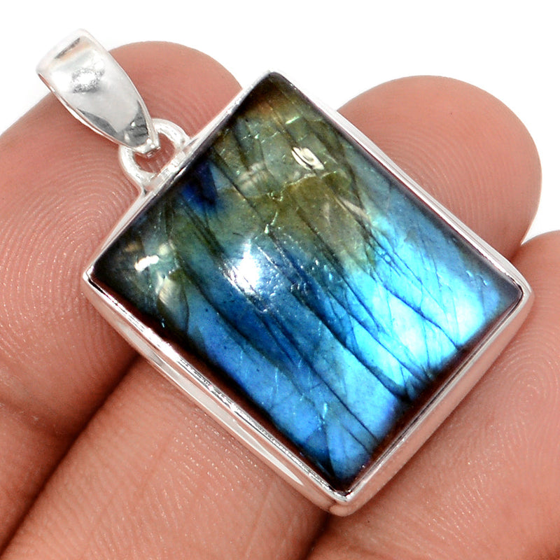 1.3" Multi Fire Labradorite Pendants - MFLP2049