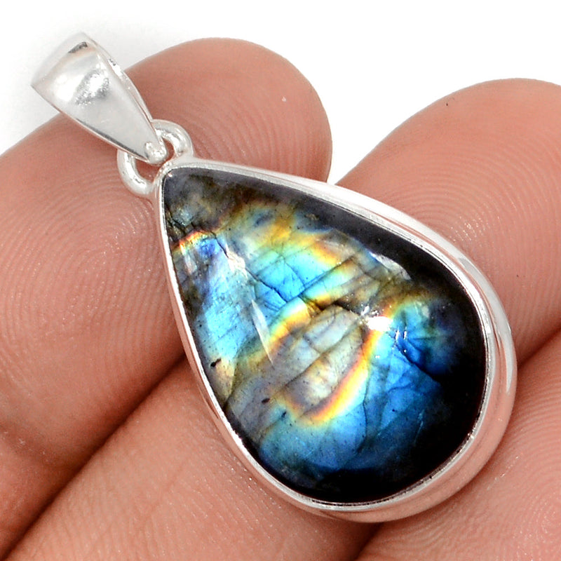 1.3" Multi Fire Labradorite Pendants - MFLP2056