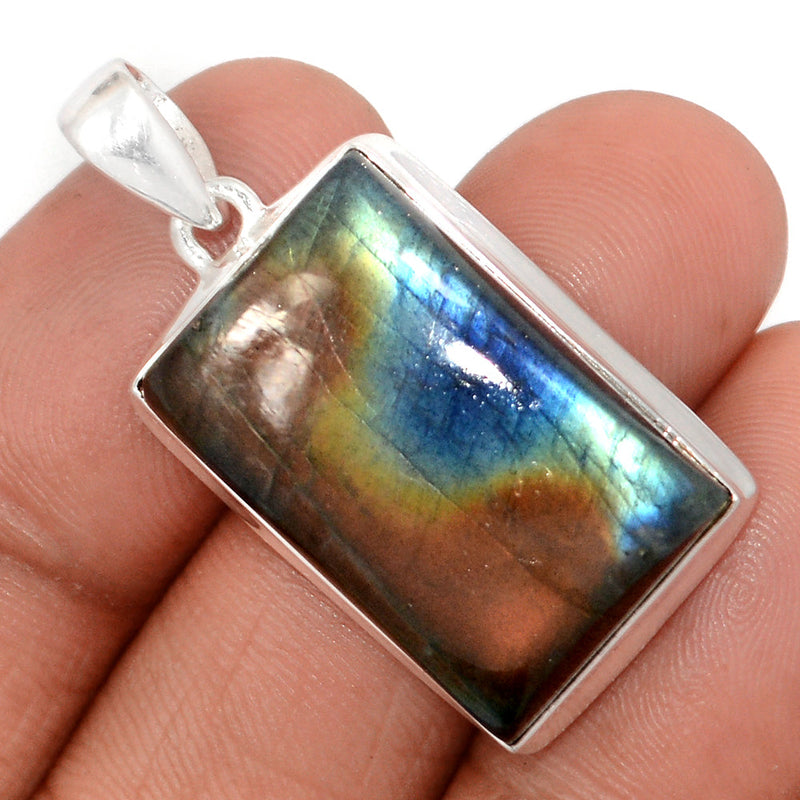 1.5" Multi Fire Labradorite Pendants - MFLP2063