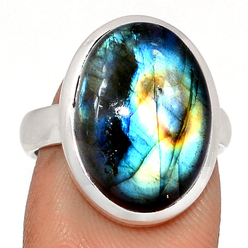 Multi Fire Labradorite Ring - MFLR1300