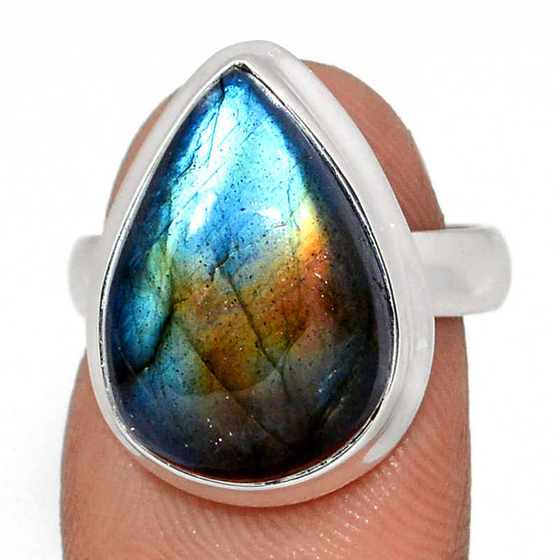 Multi Fire Labradorite Ring - MFLR1301