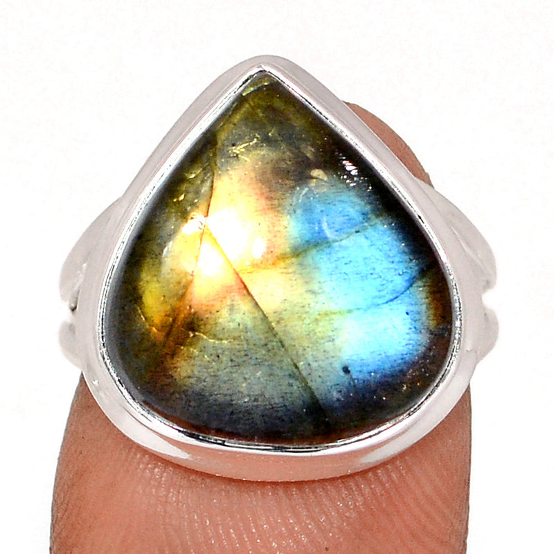 Multi Fire Labradorite Ring - MFLR1304