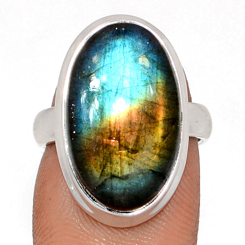 Multi Fire Labradorite Ring - MFLR1313