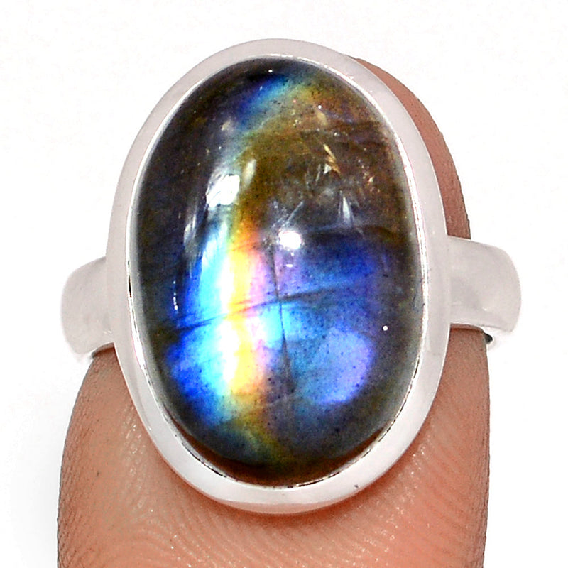 Multi Fire Labradorite Ring - MFLR1316