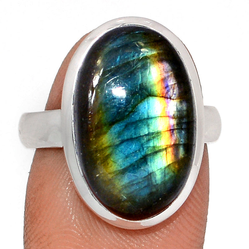 Multi Fire Labradorite Ring - MFLR1328