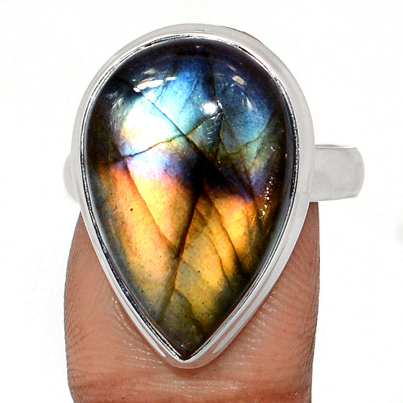 Multi Fire Labradorite Ring - MFLR1333